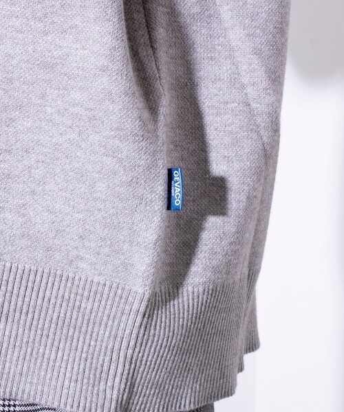 GEVACO(ゲバコ)の「【GEVACO/ゲバコ】ホースサガラ刺繍 プルオーバークルーネックニット UNISEX(ニット/セーター・メンズ・ネイビー/アイボリー/グレー・M/L)」の18枚目の写真