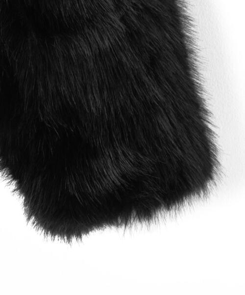 dispark（ディスパーク）の「DISPARK/フェイクファーブルゾン（ブルゾン・レディース・ブラウン/ブラック・FREE）」の7枚目の写真