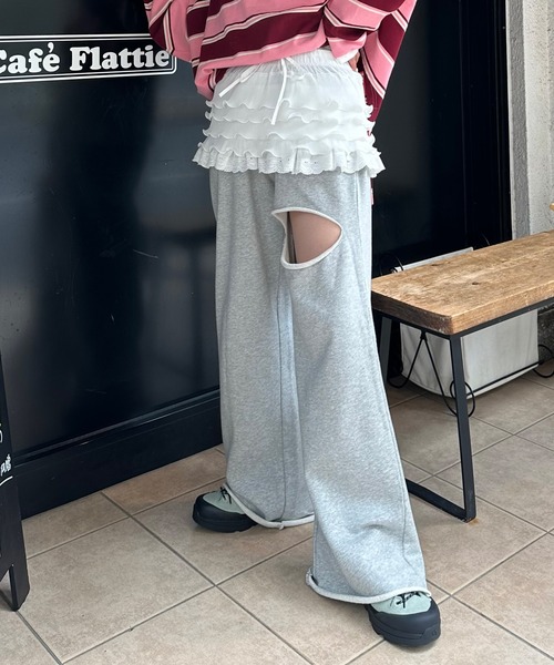 Alley Tokyo（アリートーキョー）の「フリフリの巻くやつ（スカート・レディース・ホワイト・FREE）」の2枚目の写真