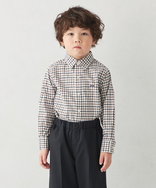 セール】チェックシャツ ロングスリーブ / キッズ 110cm-130cm