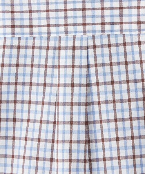 green label relaxing(グリーンレーベルリラクシング)の「チェックシャツ ロングスリーブ / キッズ 110cm-130cm(シャツ/ブラウス・キッズ・ブラウン/ライトブルー・110cm/120cm/130cm)」の6枚目の写真