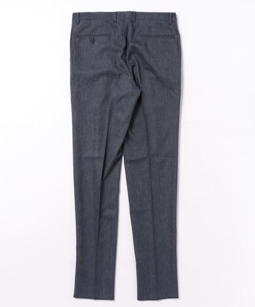 スーティスト ストレッチ　ウォッシャブルツータック ビジネスパンツ デニムライク(セットアップ可能)