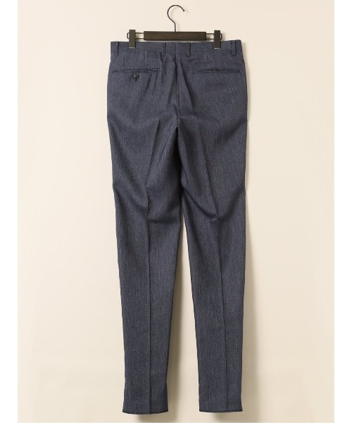 スーティスト ストレッチ　ウォッシャブルツータック ビジネスパンツ デニムライク(セットアップ可能)