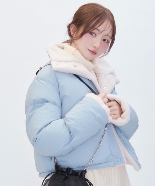 【セール】ボアライニングダウン(ダウンジャケット/コート)|TITTY&CO.(ティティーアンドコー) 【セール】ボアライニングダウン(ダウンジャケット/コート)|TITTY&CO.(ティティーアンドコー)