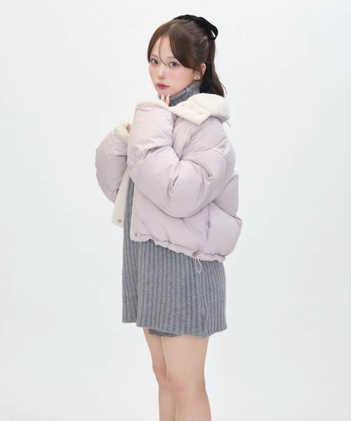 【セール】ボアライニングダウン(ダウンジャケット/コート)|TITTY&CO.(ティティーアンドコー) 【セール】ボアライニングダウン(ダウンジャケット/コート)|TITTY&CO.(ティティーアンドコー)