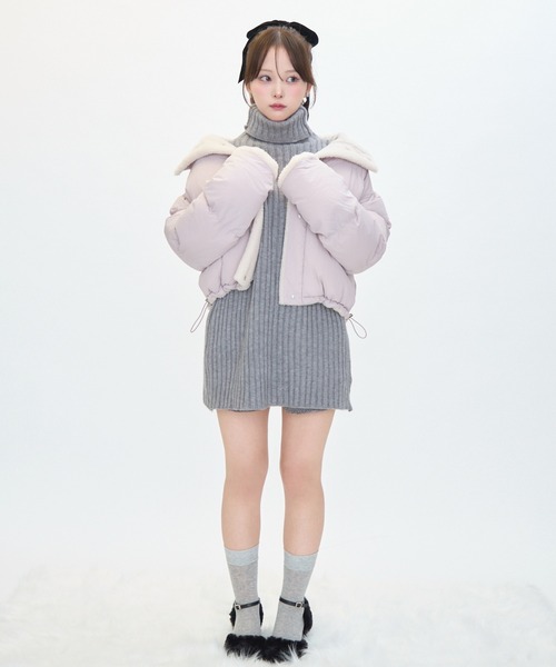 【セール】ボアライニングダウン(ダウンジャケット/コート)|TITTY&CO.(ティティーアンドコー) 【セール】ボアライニングダウン(ダウンジャケット/コート)|TITTY&CO.(ティティーアンドコー)