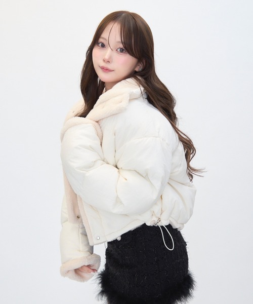 【セール】ボアライニングダウン(ダウンジャケット/コート)|TITTY&CO.(ティティーアンドコー) 【セール】ボアライニングダウン(ダウンジャケット/コート)|TITTY&CO.(ティティーアンドコー)