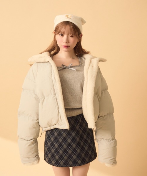 セール】ボアライニングダウン（ダウンジャケット/コート）｜TITTY&CO