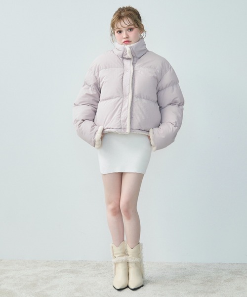 【セール】ボアライニングダウン(ダウンジャケット/コート)|TITTY&CO.(ティティーアンドコー) 【セール】ボアライニングダウン(ダウンジャケット/コート)|TITTY&CO.(ティティーアンドコー)