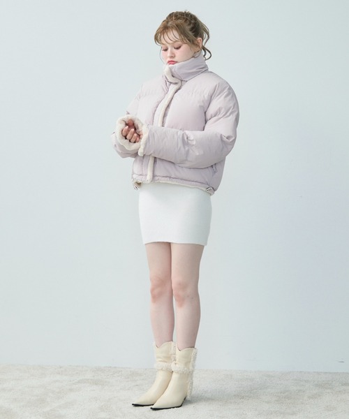 【セール】ボアライニングダウン(ダウンジャケット/コート)|TITTY&CO.(ティティーアンドコー) 【セール】ボアライニングダウン(ダウンジャケット/コート)|TITTY&CO.(ティティーアンドコー)