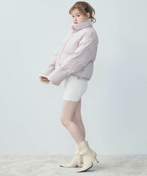 【セール】ボアライニングダウン(ダウンジャケット/コート)|TITTY&CO.(ティティーアンドコー) 【セール】ボアライニングダウン(ダウンジャケット/コート)|TITTY&CO.(ティティーアンドコー)