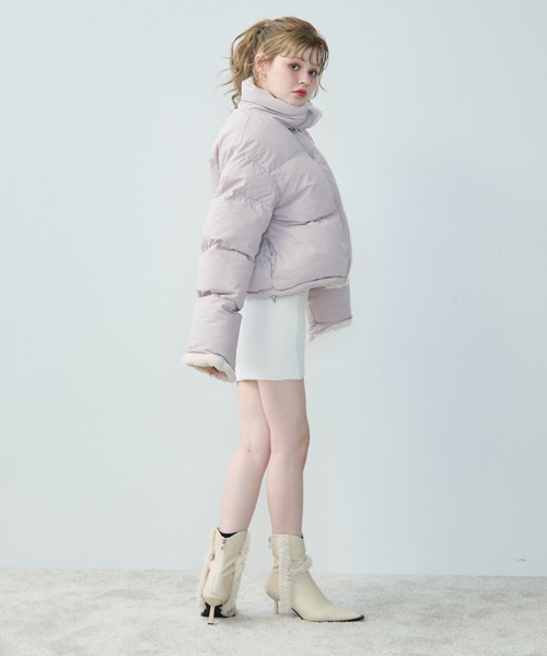 【セール】ボアライニングダウン(ダウンジャケット/コート)|TITTY&CO.(ティティーアンドコー) 【セール】ボアライニングダウン(ダウンジャケット/コート)|TITTY&CO.(ティティーアンドコー)