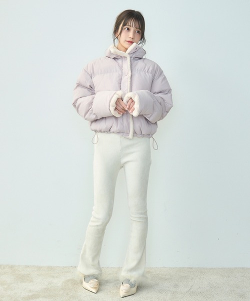 【セール】ボアライニングダウン(ダウンジャケット/コート)|TITTY&CO.(ティティーアンドコー) 【セール】ボアライニングダウン(ダウンジャケット/コート)|TITTY&CO.(ティティーアンドコー)