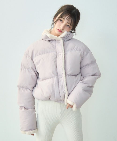 【セール】ボアライニングダウン(ダウンジャケット/コート)|TITTY&CO.(ティティーアンドコー) 【セール】ボアライニングダウン(ダウンジャケット/コート)|TITTY&CO.(ティティーアンドコー)