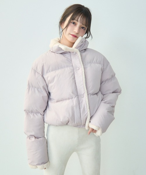 【セール】ボアライニングダウン(ダウンジャケット/コート)|TITTY&CO.(ティティーアンドコー) 【セール】ボアライニングダウン(ダウンジャケット/コート)|TITTY&CO.(ティティーアンドコー)