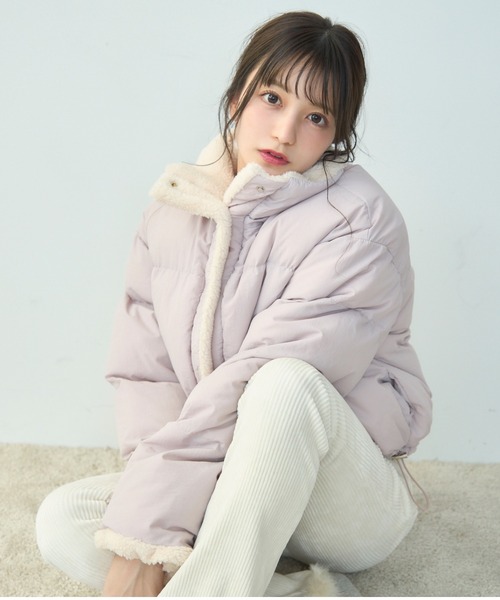 【セール】ボアライニングダウン(ダウンジャケット/コート)|TITTY&CO.(ティティーアンドコー) 【セール】ボアライニングダウン(ダウンジャケット/コート)|TITTY&CO.(ティティーアンドコー)