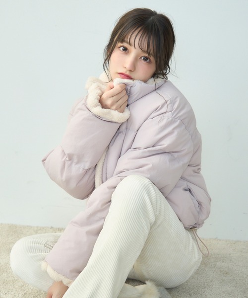 【セール】ボアライニングダウン(ダウンジャケット/コート)|TITTY&CO.(ティティーアンドコー) 【セール】ボアライニングダウン(ダウンジャケット/コート)|TITTY&CO.(ティティーアンドコー)