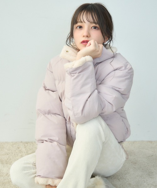 【セール】ボアライニングダウン(ダウンジャケット/コート)|TITTY&CO.(ティティーアンドコー) 【セール】ボアライニングダウン(ダウンジャケット/コート)|TITTY&CO.(ティティーアンドコー)