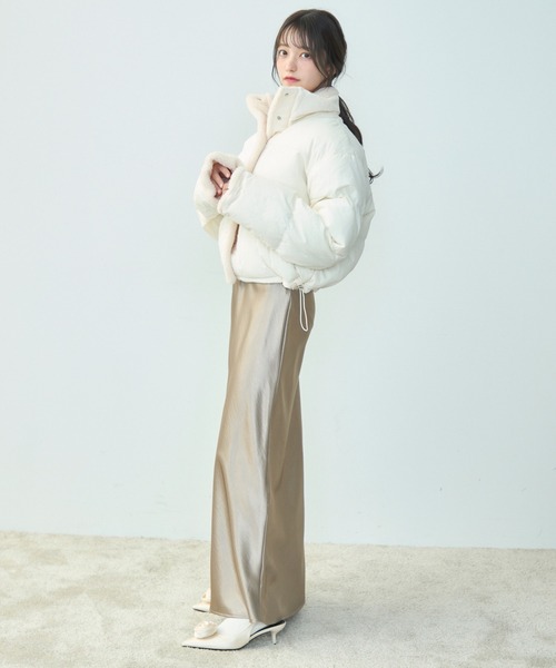 【セール】ボアライニングダウン(ダウンジャケット/コート)|TITTY&CO.(ティティーアンドコー) 【セール】ボアライニングダウン(ダウンジャケット/コート)|TITTY&CO.(ティティーアンドコー)