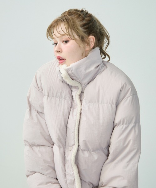 【セール】ボアライニングダウン(ダウンジャケット/コート)|TITTY&CO.(ティティーアンドコー) 【セール】ボアライニングダウン(ダウンジャケット/コート)|TITTY&CO.(ティティーアンドコー)