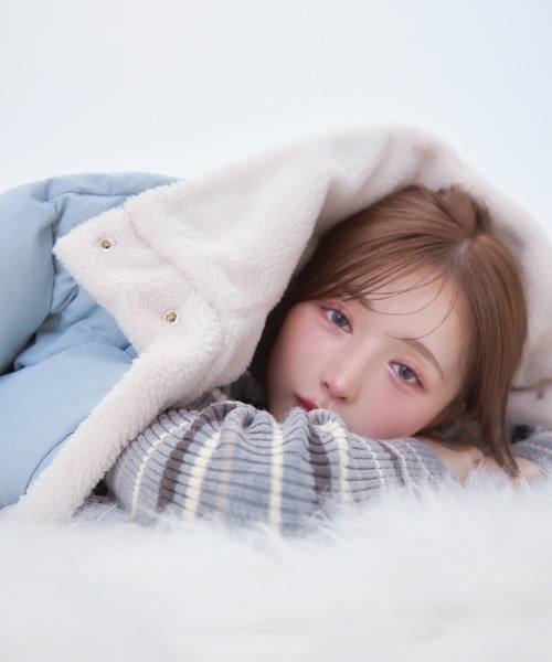 【セール】ボアライニングダウン(ダウンジャケット/コート)|TITTY&CO.(ティティーアンドコー) 【セール】ボアライニングダウン(ダウンジャケット/コート)|TITTY&CO.(ティティーアンドコー)