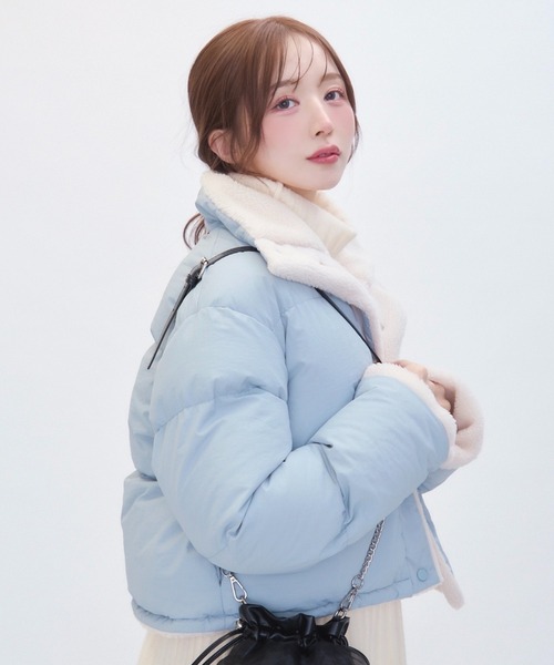 【セール】ボアライニングダウン(ダウンジャケット/コート)|TITTY&CO.(ティティーアンドコー) 【セール】ボアライニングダウン(ダウンジャケット/コート)|TITTY&CO.(ティティーアンドコー)