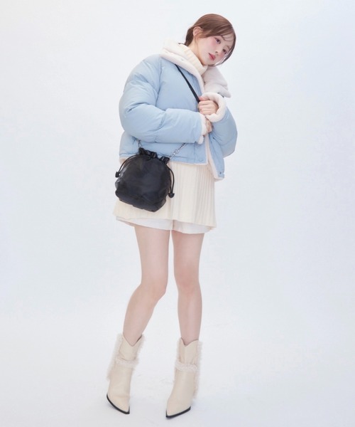 【セール】ボアライニングダウン(ダウンジャケット/コート)|TITTY&CO.(ティティーアンドコー) 【セール】ボアライニングダウン(ダウンジャケット/コート)|TITTY&CO.(ティティーアンドコー)