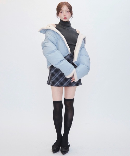 【セール】ボアライニングダウン(ダウンジャケット/コート)|TITTY&CO.(ティティーアンドコー) 【セール】ボアライニングダウン(ダウンジャケット/コート)|TITTY&CO.(ティティーアンドコー)