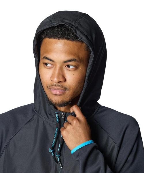 UNDER ARMOUR(アンダーアーマー)の「UAアーマーフリース マックス フルジップ フーディー(トレーニング/メンズ)(スウェット・メンズ・ブラック・L/M/XL/3XL/S/2XL)」の4枚目の写真