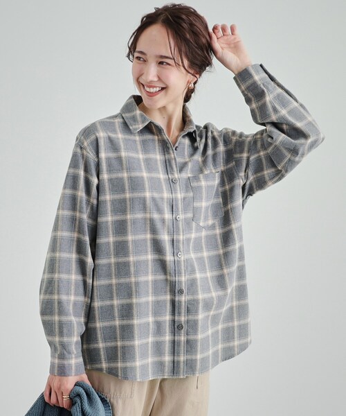 Kusu　Wind and Sea チェック柄ネルシャツ Kusu様専用 Wind and Sea チェック柄ネルシャツ - メルカリ