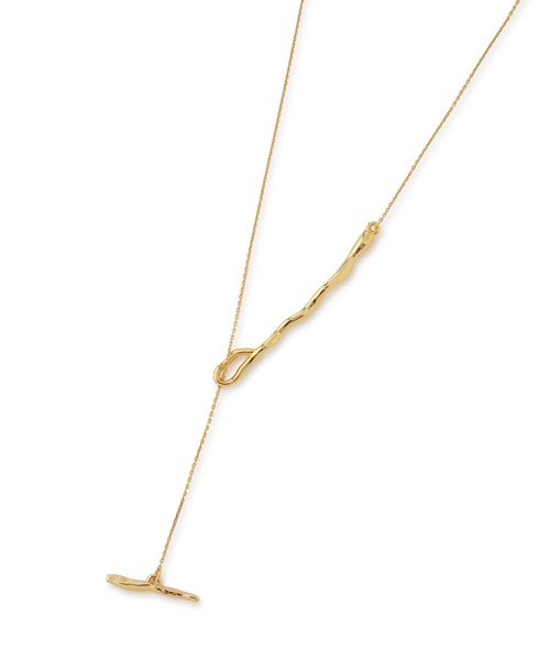 ADAM ET ROPE'（アダムエロペ）の「LES BIJOUX ラリアットネックレス（ネックレス・レディース・シルバー/ゴールド・FREE）」の6枚目の写真