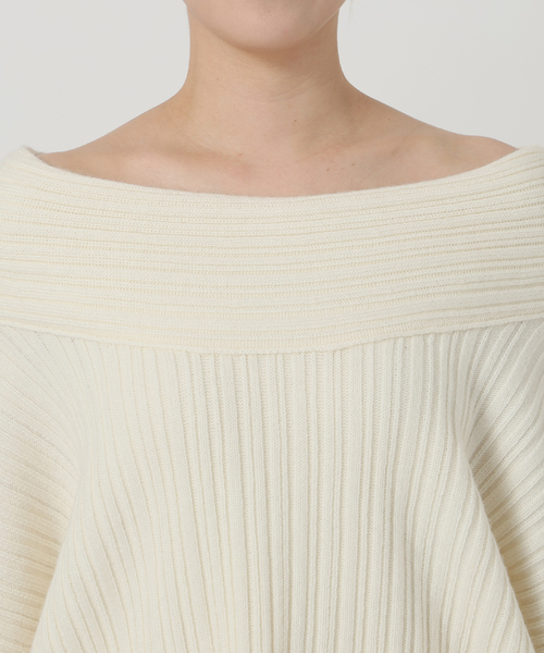 Noble（ノーブル）の「ランダムリブニットプルオーバー（ニット/セーター・レディース・ブルー系その他/ホワイト系その他・FREE）」の14枚目の写真