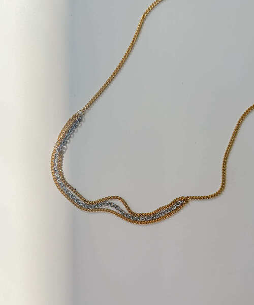 SMELLY(スメリー)の「コンビチェーンネックレス(ネックレス・レディース・ゴールド系その他・-)」の4枚目の写真