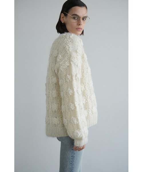 CLANE（クラネ）の「CLANE BUMPY OVER V NECK KNIT TOPS 17106-2282