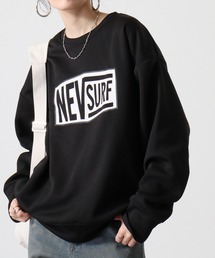 NEV SURF Fleece-lined big sweatshirt / 裏起毛ビッグトレーナー unisex