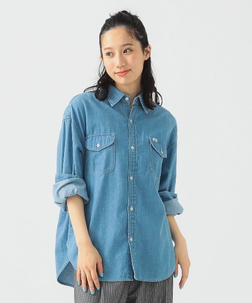 セール】【別注】Lee / ルーズフィット デニム シャツ（シャツ