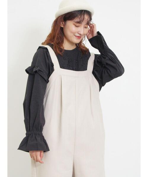 Samansa Mos2｜前立てフリルチュニック | Rakuten Fashion(楽天