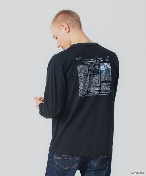 SILAS（サイラス）の「THELONIOUS MONK ALONE IN SAN FRANCISCO L/S TEE（Tシャツ/カットソー・メンズ・ブラック/ホワイト/ネイビー・M/L/XL）」の6枚目の写真