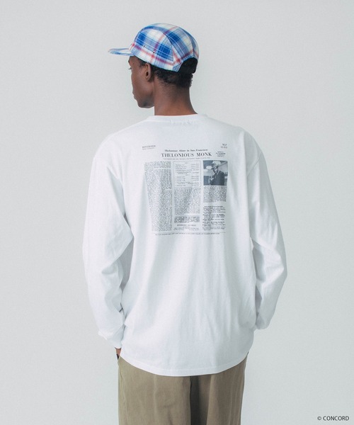SILAS（サイラス）の「THELONIOUS MONK ALONE IN SAN FRANCISCO L/S TEE（Tシャツ/カットソー・メンズ・ブラック/ホワイト/ネイビー・M/L/XL）」の5枚目の写真