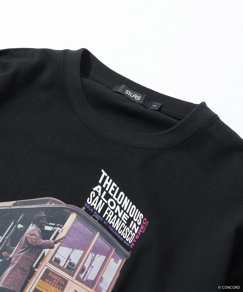 SILAS（サイラス）の「THELONIOUS MONK ALONE IN SAN FRANCISCO L/S TEE（Tシャツ/カットソー・メンズ・ブラック/ホワイト/ネイビー・M/L/XL）」の13枚目の写真