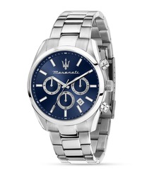 Maserati（マセラティ）の「「Maserati/マセラティ」アトラツィオーネ - 43mm ダイヤル シルバー ブレスレット（アナログ腕時計）」