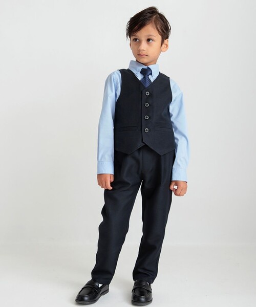 BRANSHES（ブランシェス）の「【フォーマル】ロングパンツ（スーツパンツ・キッズ・ネイビー/グレー・110/120/130）」の19枚目の写真