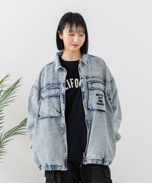 (What it isNt)ART BY MARKGONZALES | 【(What it isNt)ART BY MARKGONZALES / (ワットイットイズント) アートバイ マークゴンザレス】バックプリントデニムジャケット(デニムジャケット)