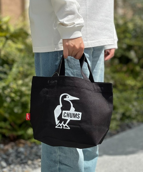 CHUMS（チャムス）の「【CHUMS】Booby Mini Canvas Tote（トートバッグ・メンズ・ブラック/レッド/ブラック×ホワイト/ミント・FREE）」の2枚目の写真