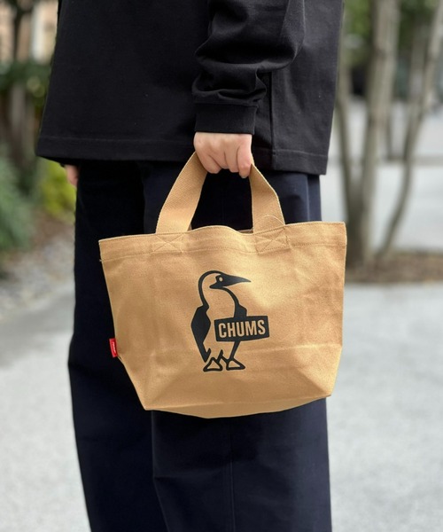 CHUMS(チャムス)の「【CHUMS】Booby Mini Canvas Tote(トートバッグ・メンズ・ブラック/レッド/ブラック×ホワイト/ミント/ブラウン・FREE)」の3枚目の写真