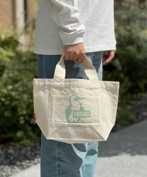 CHUMS（チャムス）の「【CHUMS】Booby Mini Canvas Tote（トートバッグ・メンズ・ブラック/レッド/ブラック×ホワイト/ミント・FREE）」の3枚目の写真