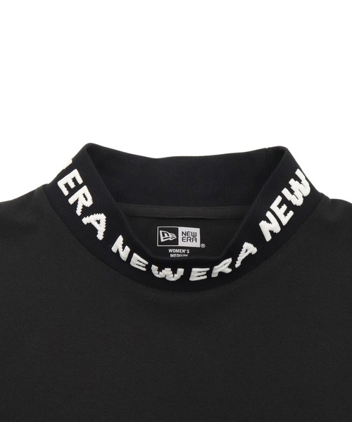 NEW ERA(ニューエラ)の「ニューエラレディースゴルフ 半袖ミッドネックTシャツ 吸汗速乾 UVカット(ポロシャツ・レディース・ブルー/ホワイト/ブラック・S/M/L)」の21枚目の写真