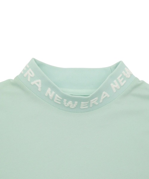 NEW ERA(ニューエラ)の「ニューエラレディースゴルフ 半袖ミッドネックTシャツ 吸汗速乾 UVカット(ポロシャツ・レディース・ブルー/ホワイト/ブラック・S/M/L)」の9枚目の写真