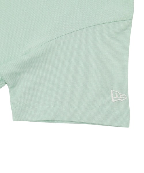 NEW ERA(ニューエラ)の「ニューエラレディースゴルフ 半袖ミッドネックTシャツ 吸汗速乾 UVカット(ポロシャツ・レディース・ブルー/ホワイト/ブラック・S/M/L)」の11枚目の写真