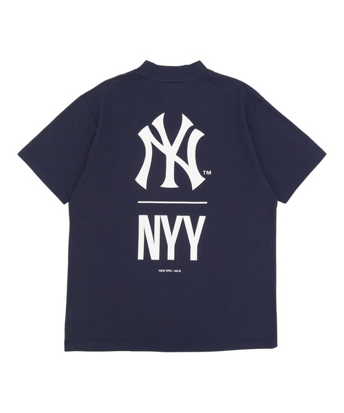 NEW ERA(ニューエラ)の「ニューエラゴルフ 半袖ミッドネックTシャツ MLB コットン(ポロシャツ・メンズ・グリーン/ネイビー・M/L/XL/XXL/S)」の11枚目の写真
